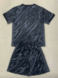 24 /25 CHE Black Goalkeeper  Kids  Soccer Jersey