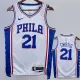 22/23 76ERS EMBIID #21 White Top Quality Hot Pressing NBA Jersey