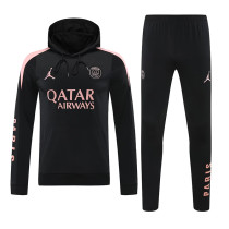 24/25 PSG Black Hooded  Tracksuit