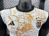 24/25 Argentina White and Black Special Edition  Player Version Soccer Jersey