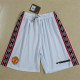 1998/1999 Man Utd White Retro Shorts Pants