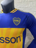 24/25 Boca Juniors Home Player Version Long Sleeve  Soccer Jersey(长袖)