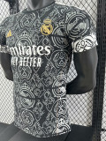 24/25 RMA Black and white patterns Special Edition Player Version Soccer Jersey