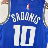 23/24 Kings DEROZAN #10 Blue City Edition Top Quality Hot Pressing NBA Jersey