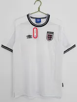 1999/2001 England Home Retro Soccer Jersey
