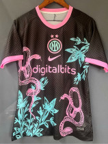 24/25 INT Pink Black Special Edition Fans Soccer Jersey