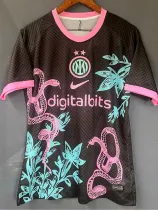 24/25 INT Pink Black Special Edition Fans Soccer Jersey