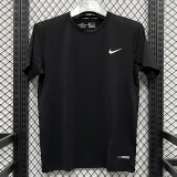 2025 T3334 NK Black Men's T-shirt Top黑色