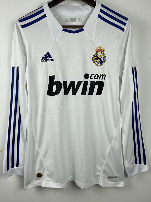 2010/2011 RMA Home Long Sleeve Retro Soccer Jersey (长袖)