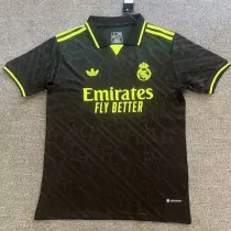 24/25 RMA Black Steel Pattern Edition  Fans Soccer Jersey