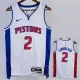 22/23 Pistons CUNNINGHAM #2 White Top Quality Hot Pressing NBA Jersey