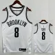 22/23 Nets CUI YONGXI #8 White Top Quality Hot Pressing NBA Jersey