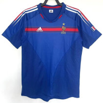 2004 France Home Retro Soccer Jersey