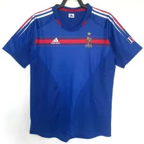 2004 France Home Retro Soccer Jersey