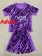 24/25  PSG Purple Goalkeeper Suit Fans  Soccer Jersey（成人）