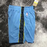 22/23 GRIZZLIES Blue Top Quality NBA Pants (Trapeze Edition) 飞人版