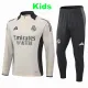 24/25 RMA Beige Color Half Pull  Kids Tracksuit  (童装/半拉链)