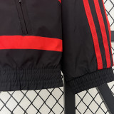 24/25 Flamengo Red & Grey  Double Sided Windbreaker (双面风衣)