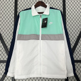 2024 New Nk White Green Windbreaker(白绿）