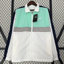 2024 New Nk White Green Windbreaker(白绿）