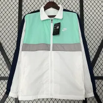 2024 New Nk White Green Windbreaker(白绿）