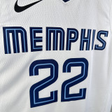22/23 Grizzlies BANE #22 White City Edition Home Top Quality Hot Pressing NBA Jersey