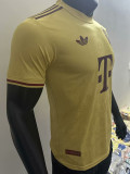 24/25 Bayern Yellow 125th Anniversary Edition  Player Version Soccer Jersey