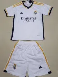 23/24 RMA Home Kids Soccer Jersey
