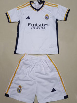 23/24 RMA Home Kids Soccer Jersey