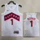 22/23 Raptors McGRADY #1 White Top Quality Hot Pressing NBA Jersey