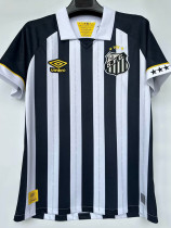 23/24 Santos FC Away 1:1 Fans Soccer Jersey (无广告版)