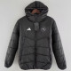 24/25 Napoli Black Hooded Cotton Coat连帽棉衣