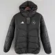 24/25 Napoli Black Hooded Cotton Coat连帽棉衣