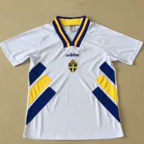 94/96 Sweden White Retro Soccer Jersey