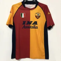 2001/2002 Roma Home Retro Soccer Jersey