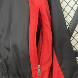 2024 New Jordon Black Red Windbreaker(连帽）