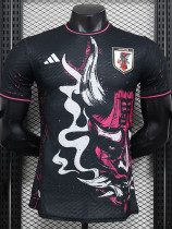 24/25 Japan Black Pink Graffiti Edition Player Version Soccer Jersey(黑粉色)