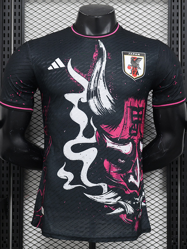24/25 Japan Black Pink Graffiti Edition Player Version Soccer Jersey(黑粉色)