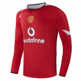 2005/2006 Man Utd Home Long sleeve Retro soccer jersey (长袖)