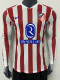 25/26  ATM Home  Player Version Long Sleeve Soccer Jersey