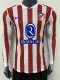 25/26  ATM Home  Player Version Long Sleeve Soccer Jersey