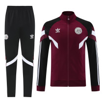 25/26 Ajax Maroon Jacket Tracksuit#06