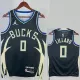 22/23 BUCKS LILLARD #0 Black Trapeze Iimited Top Quality Hot Pressing NBA Jersey(V领)