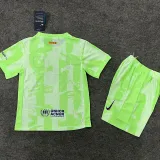 24/25 BAR  Third  Kids Soccer Jersey(大胸花）