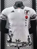 24/25 Japan White Spring River Boating Player Version Soccer Jersey
