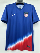 24/25 USA Blue Away 1：1 Fans Soccer Jersey