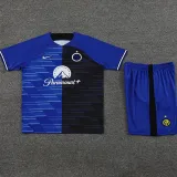 24/25 INT blue-black Training Short Suit