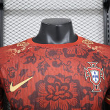 24/25 Portugal  Red Flower Special Edition Player Version Soccer Jersey