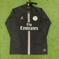 2018/2019 PSG Paris Jordan Black Long Sleeve Retro Soccer Jersey (长袖)