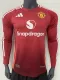 24/25 Man Utd  Home Long sleeve Player Version Soccer Jersey（长袖）